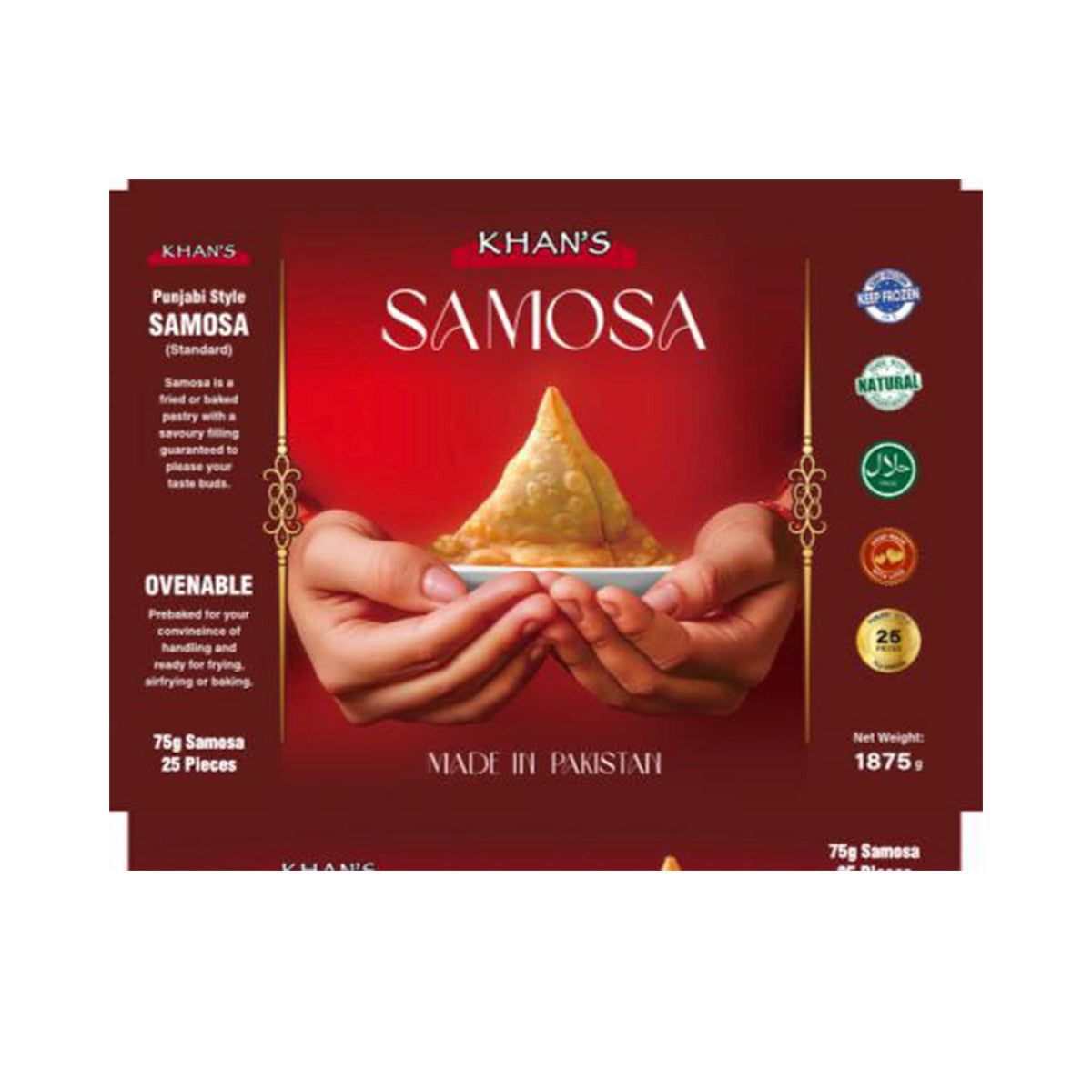 Karans Samosa 75 g x 25 Pieces