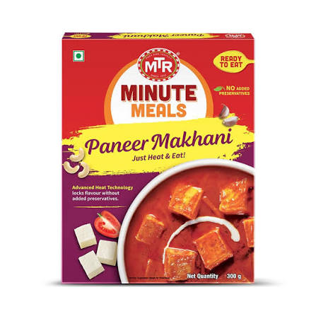 MTR Paneer Makhani RTE