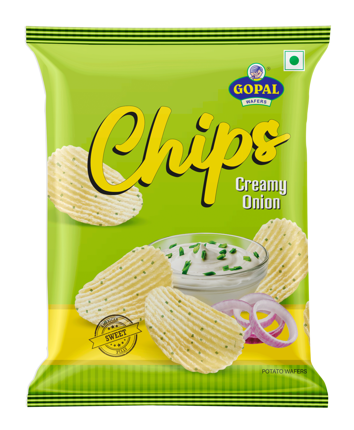 Gopal Wafers Creamy Onion 150 g