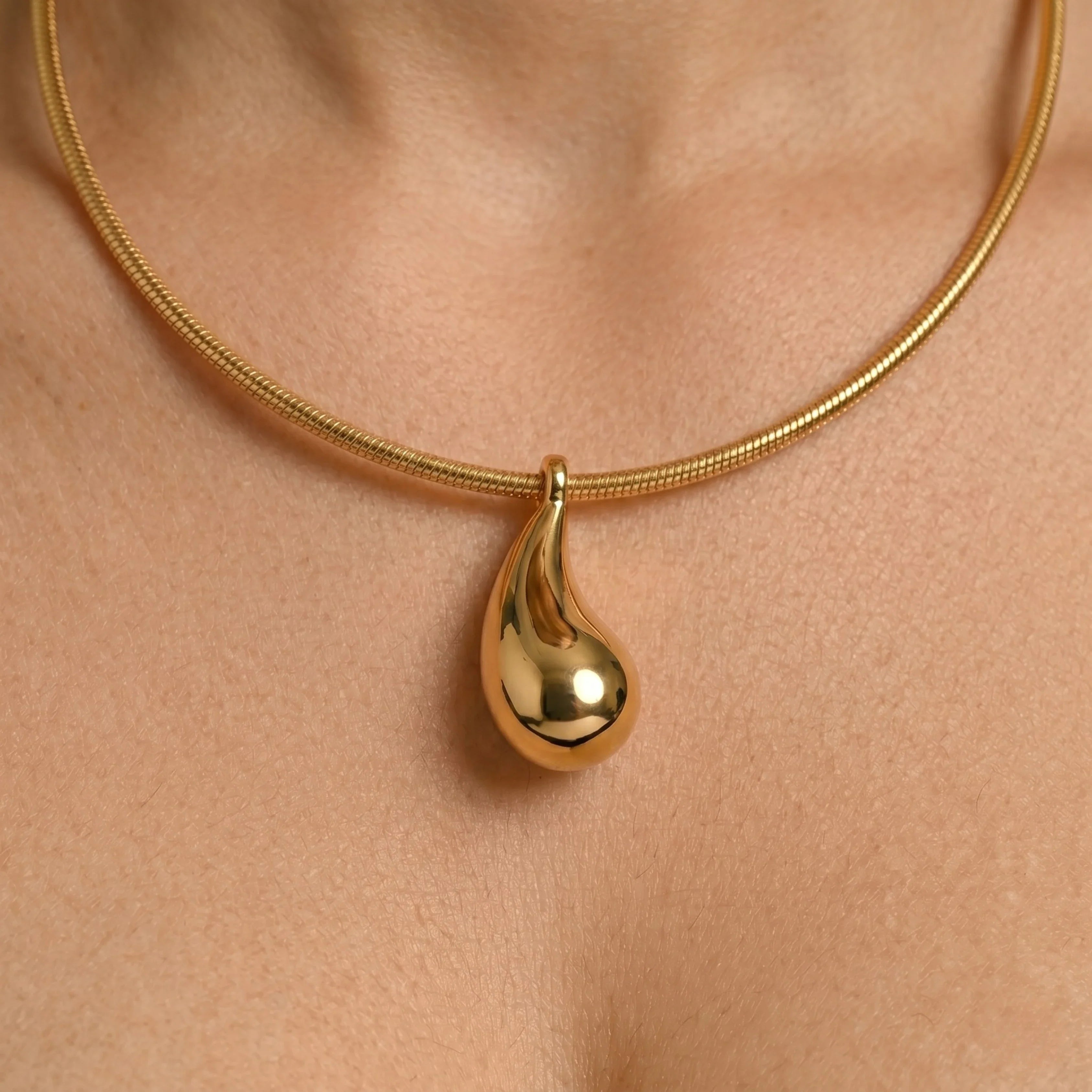 Golden Drop Luxe Pendant