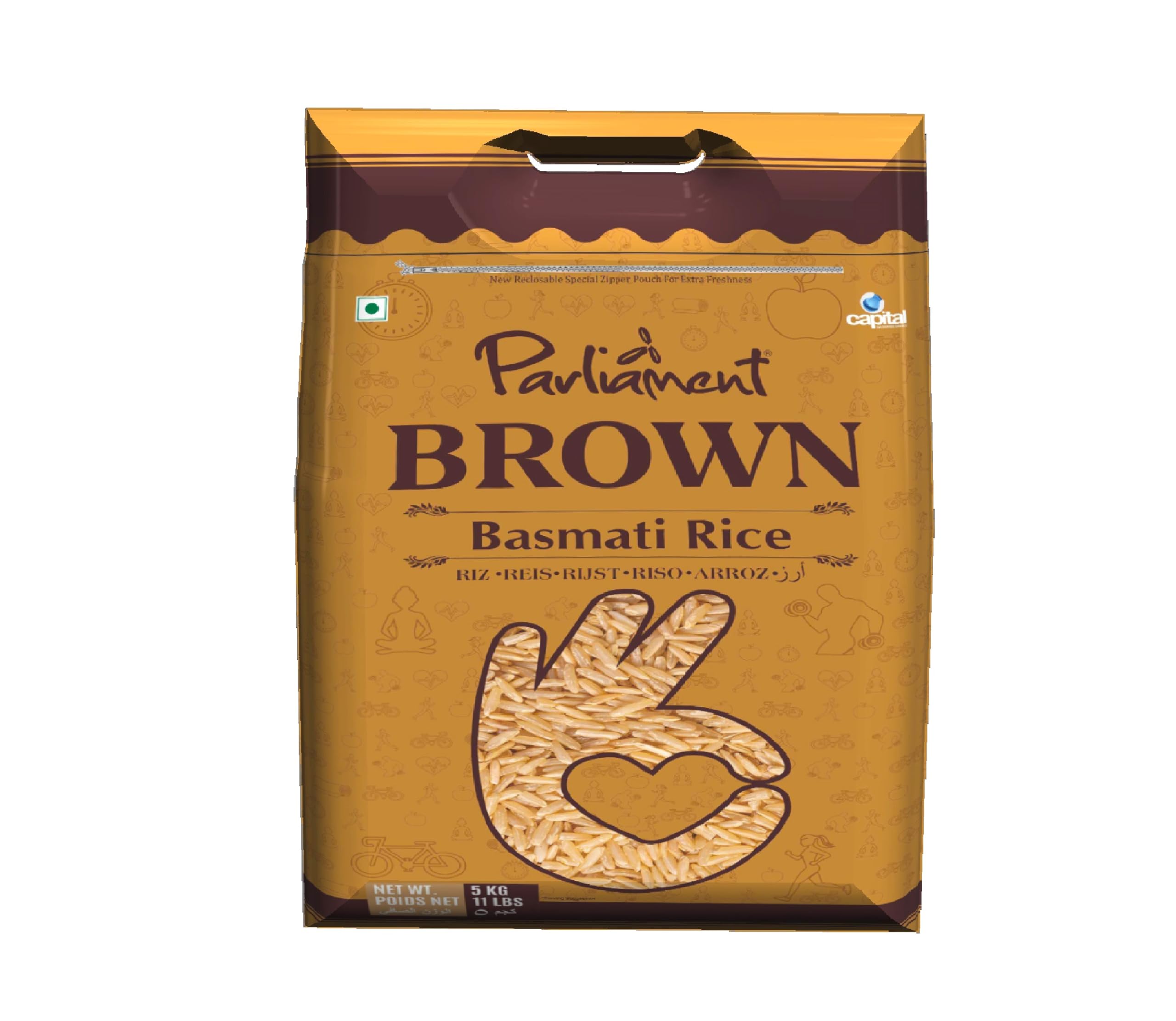 Parliament Brown Basmati 5 kg