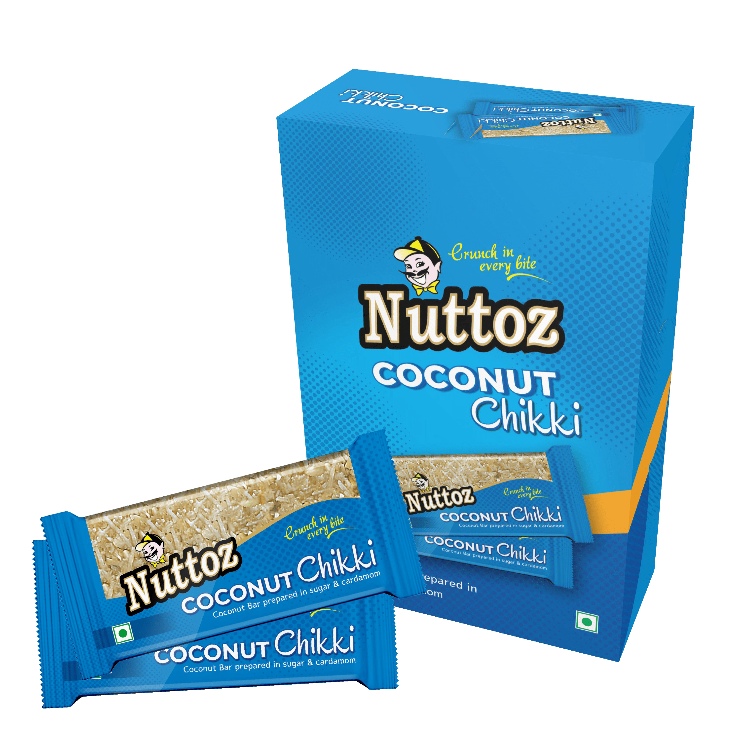 Nuttoz Coconut Chikki 192 g