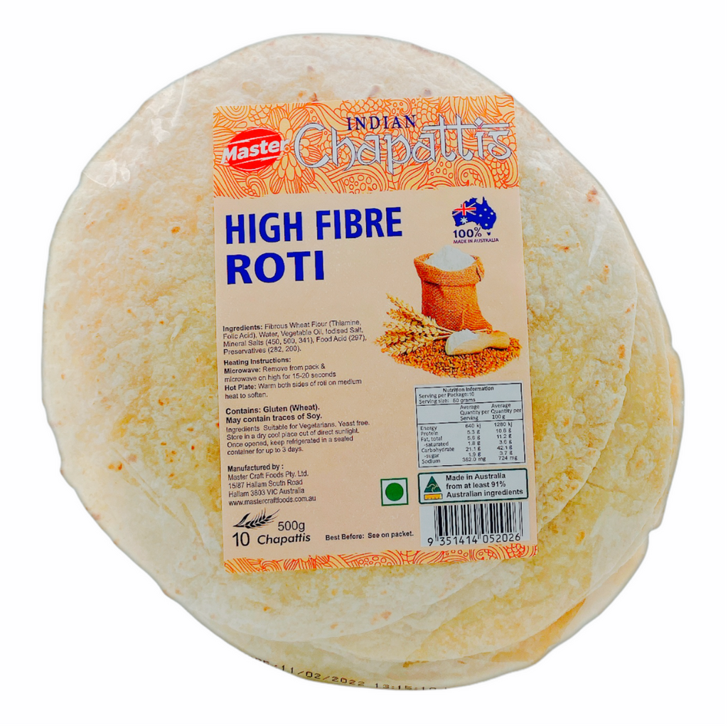 Master Hi Fiber Roti 10 Pieces