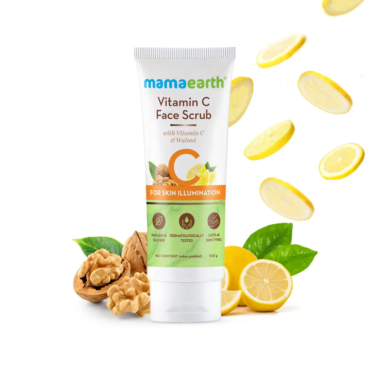 Mama Earth Vit C Face Scrub 100 g