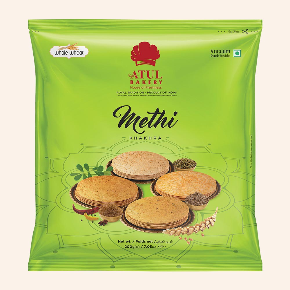Atul Methi Khakhra 200 g