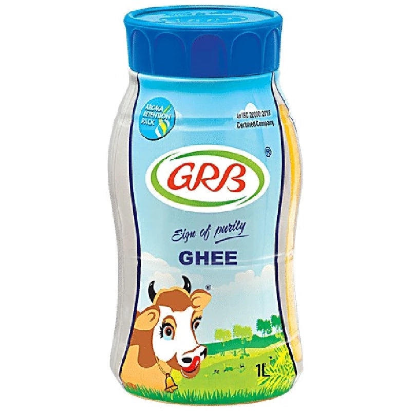 GRB Ghee Brown Pet Jar 1 L