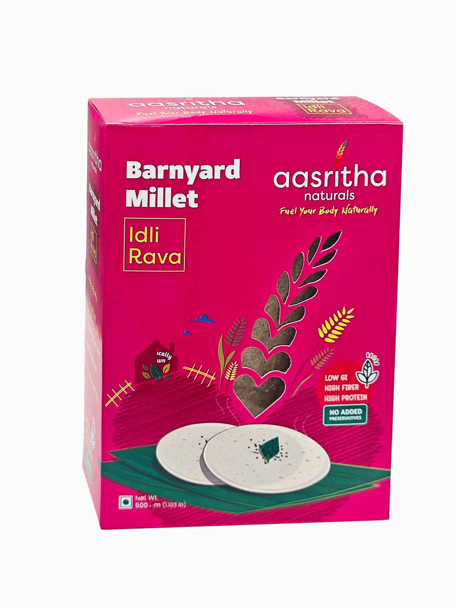 Indya Barnyard Idli Rava 500 g