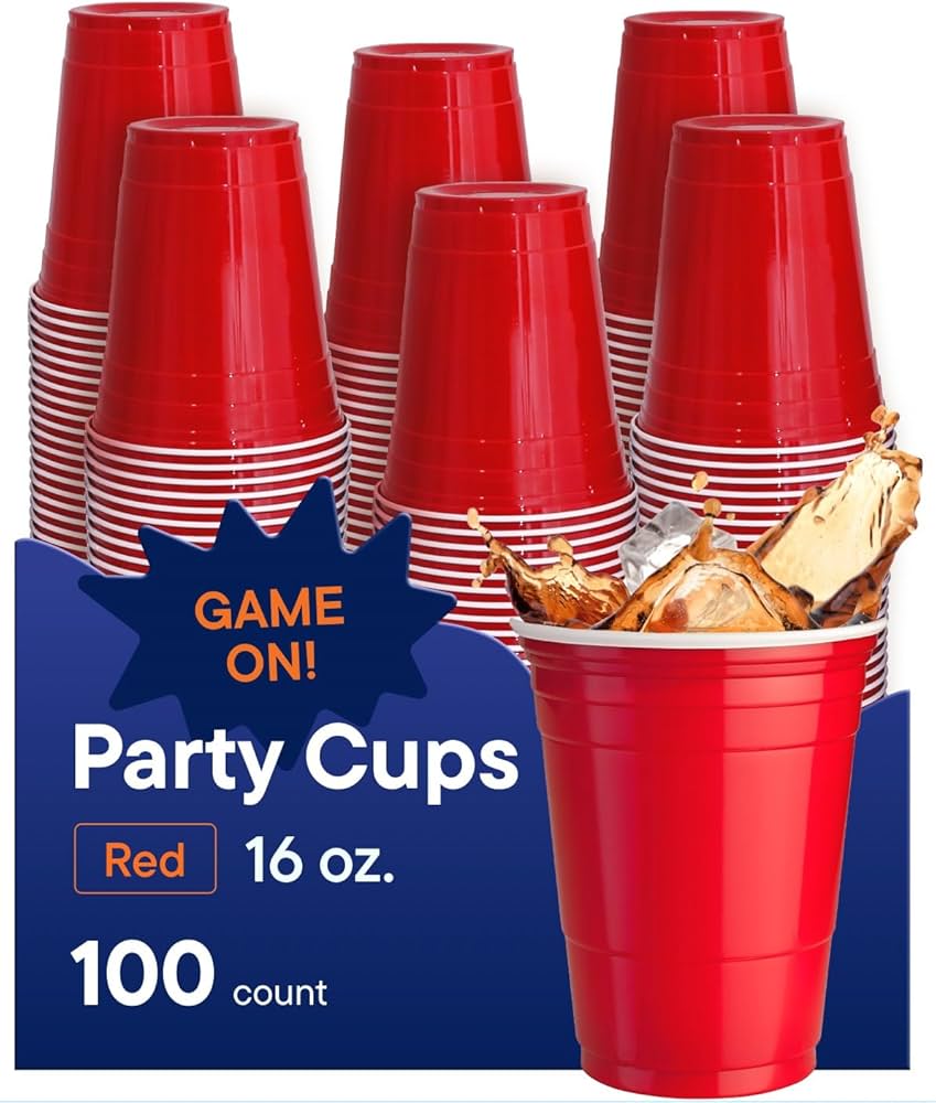 Party Red Party Cups 16 oz