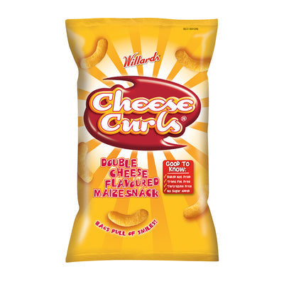 Willards Cheese Curls 150 g