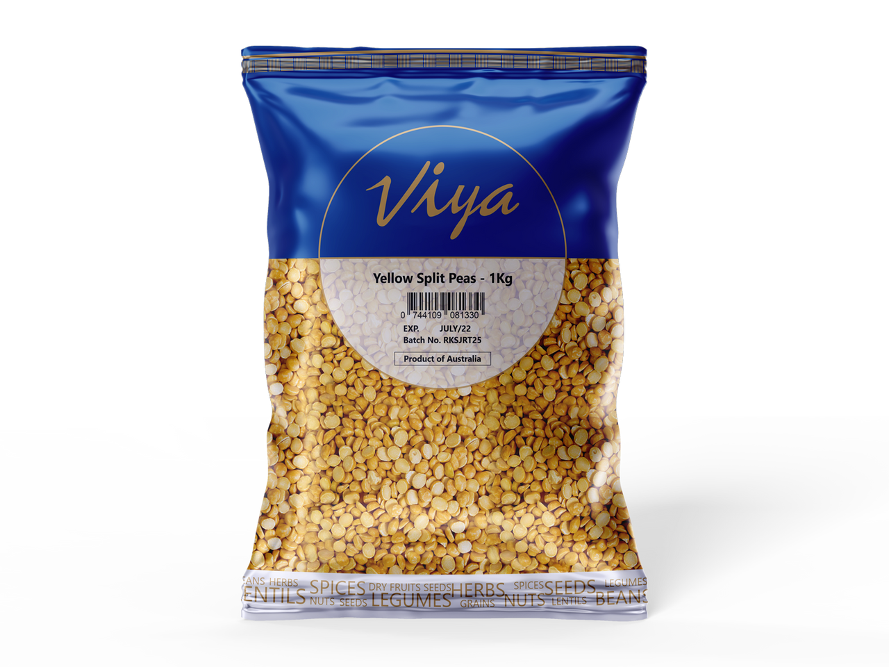 Viya Yellow Split Peas 1 kg