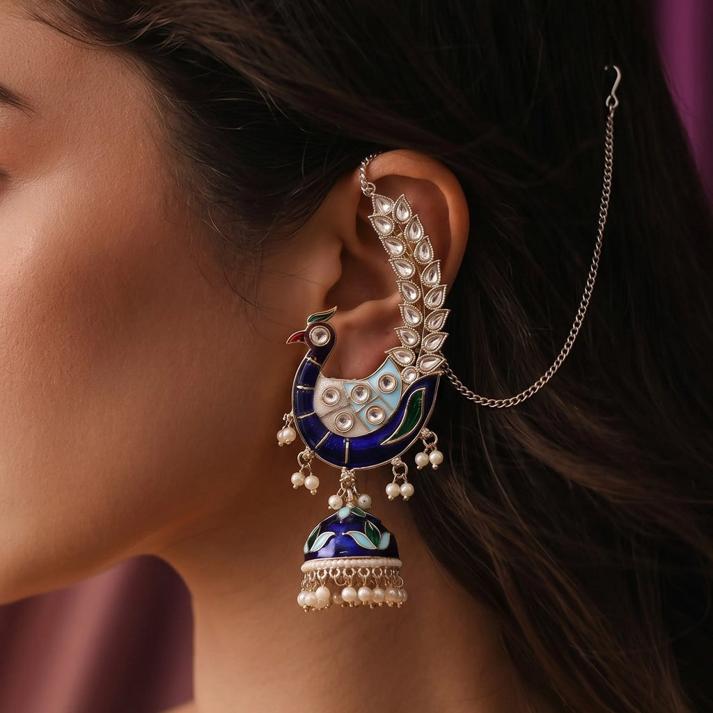 PEACOCK WING EAR CLIMBER