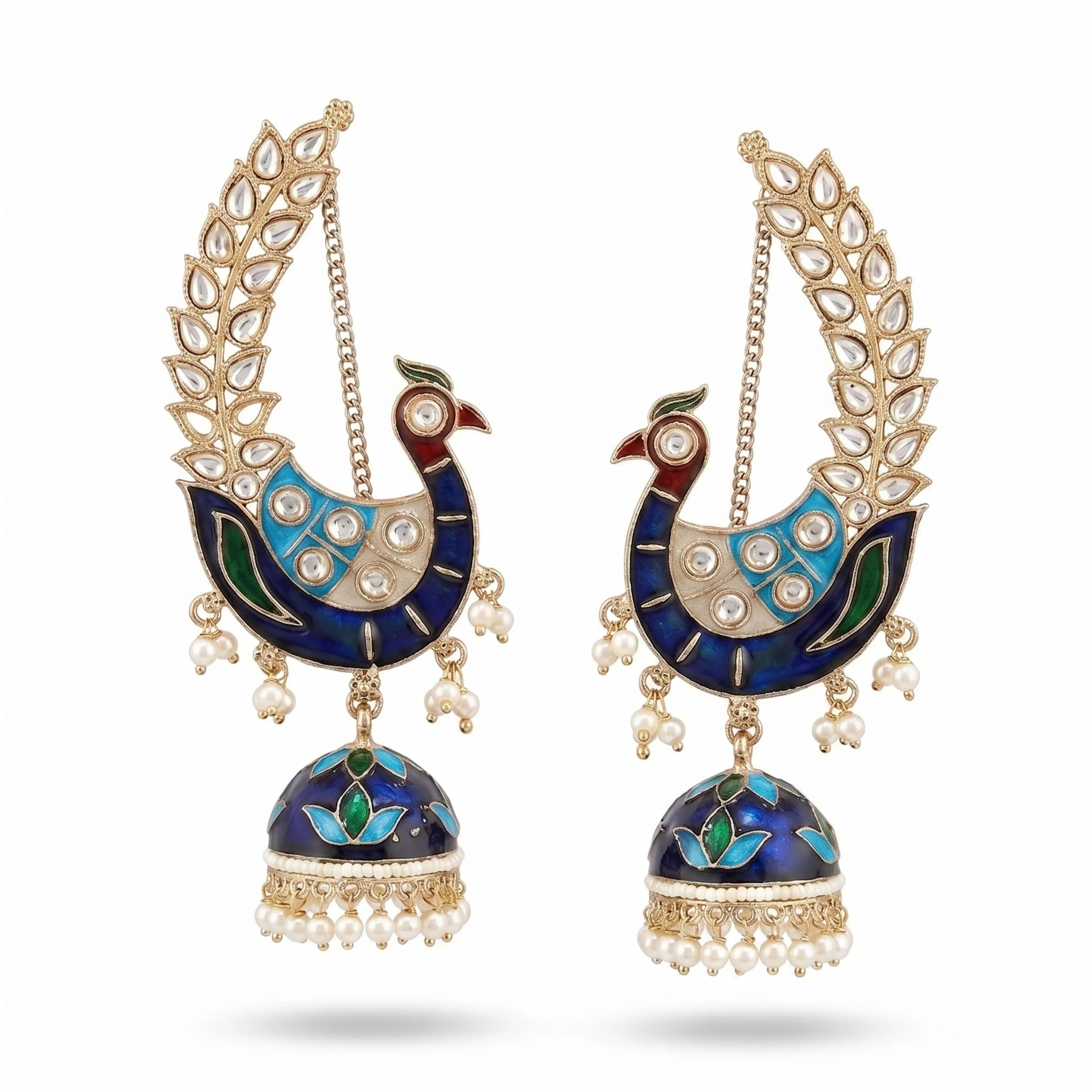 PEACOCK WING EAR CLIMBER