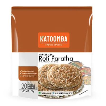 Katoomba Wholemeal Roti Paratha 20 Pieces