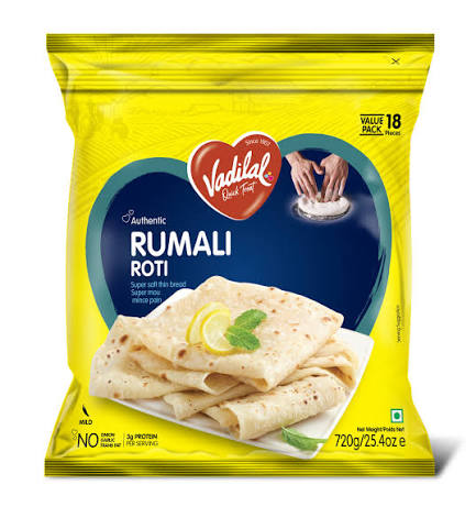 Vadilal Bulk Rumali Roti 18 Pieces