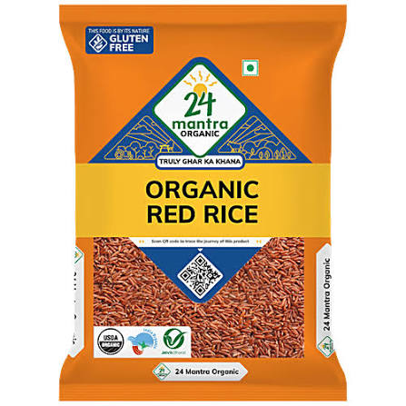 24mantra Organic Red Rice 1 kg