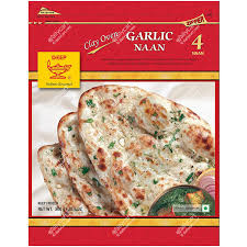 Deep Garlic Naan 4 Pieces