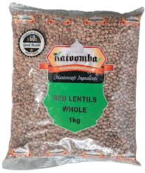 Katoomba Red Lentils Whole 1 kg