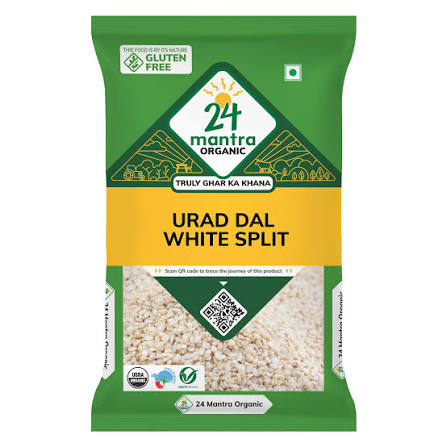 24 Mantra Organic Uraddal White Split 1 kg
