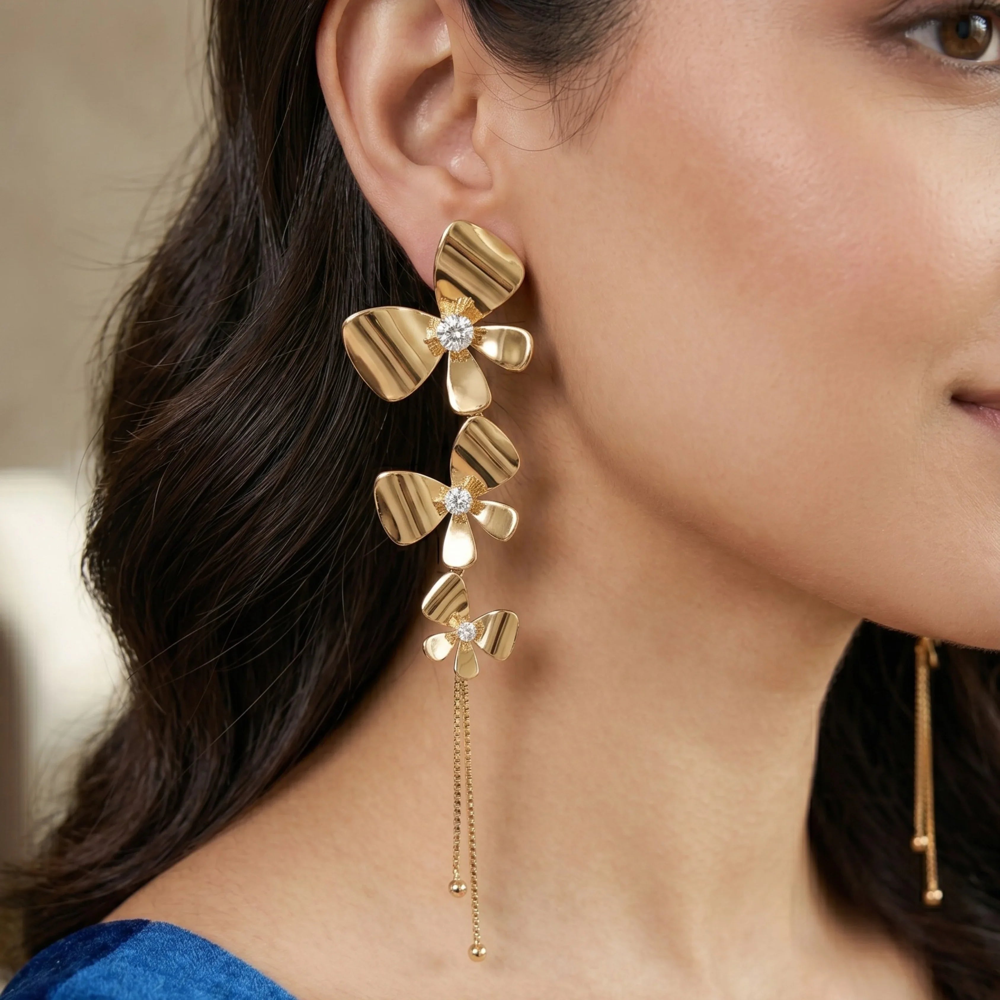 Gold Blossom Dangler