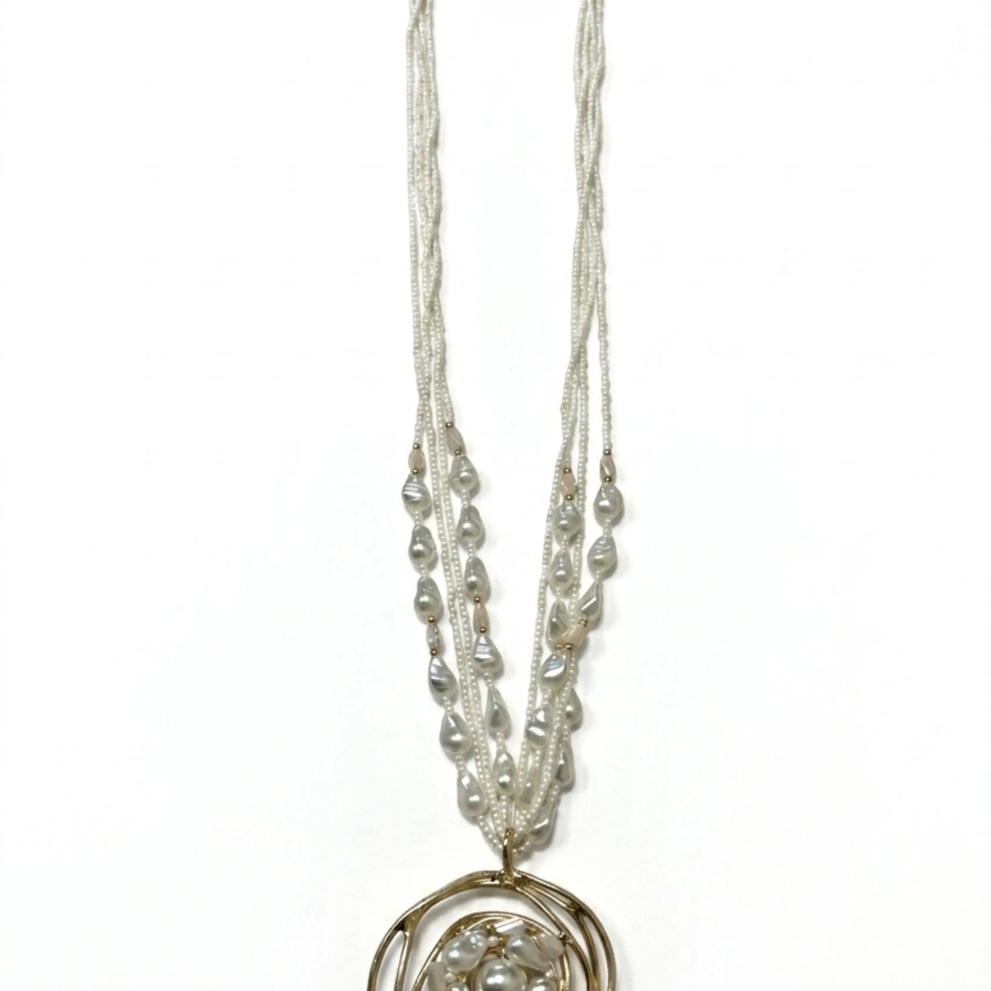 Ivory Spiral Grace Necklace