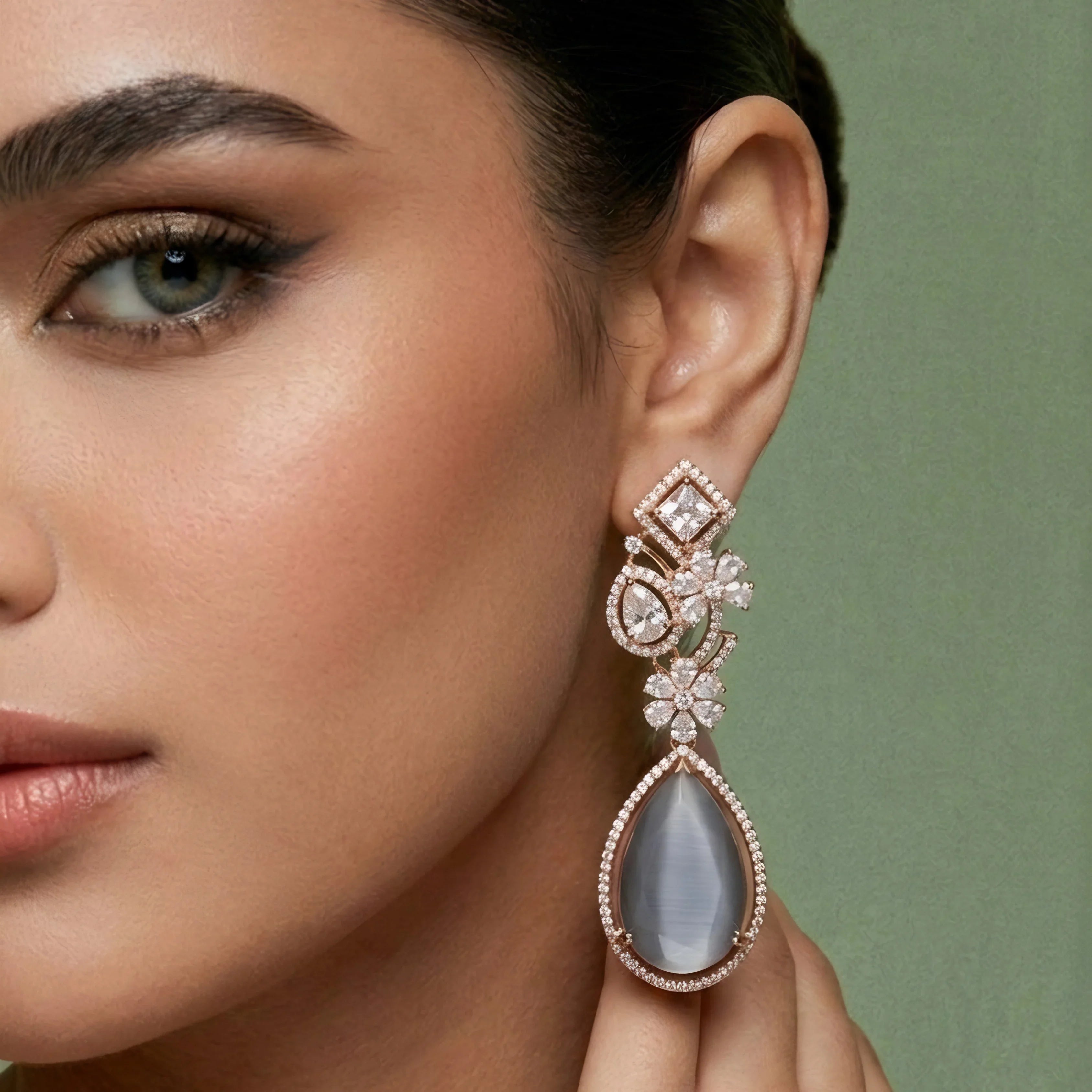 Empress Floral Dangles