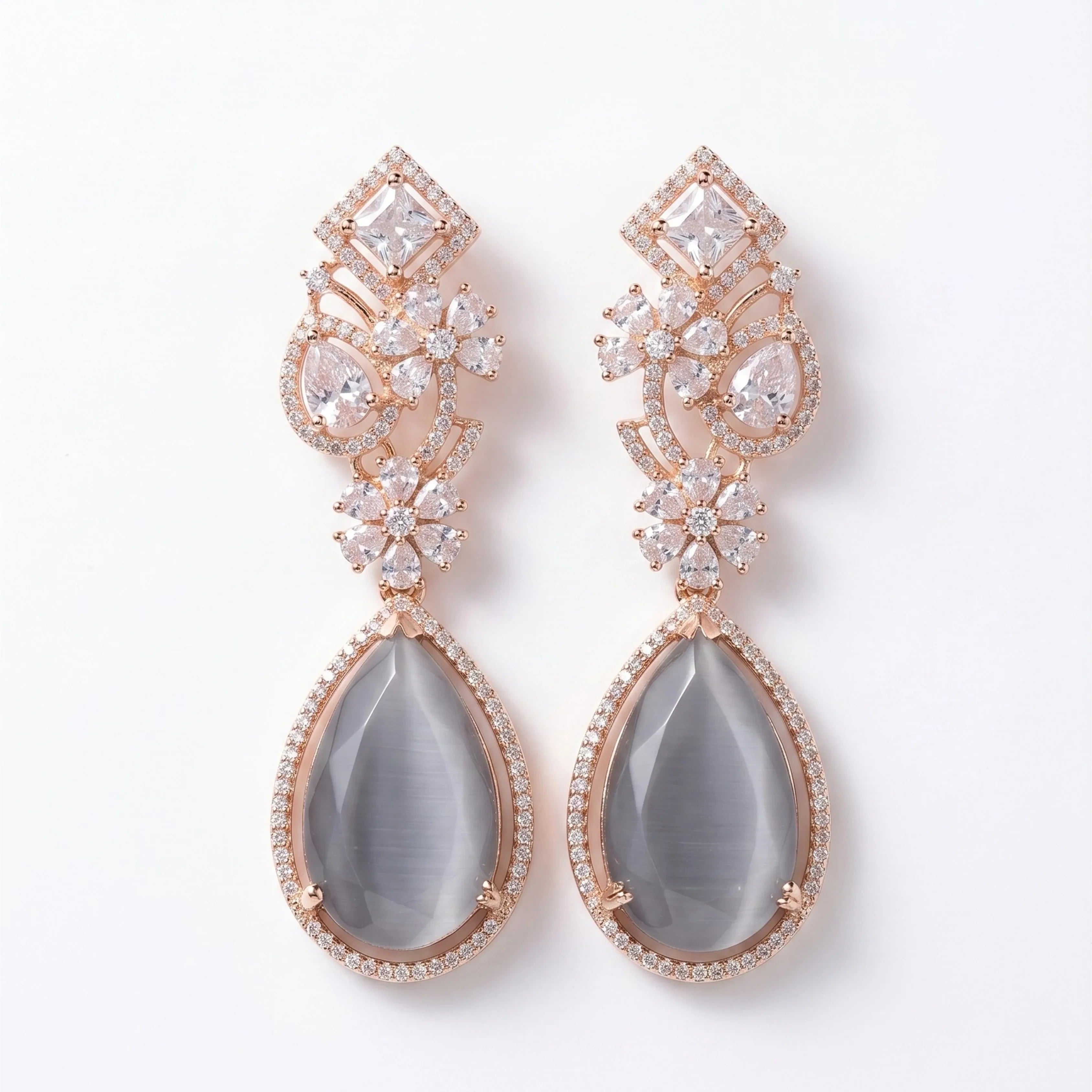 Empress Floral Dangles