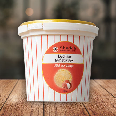 Shuddh Lychee Ice Cream 1 L