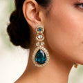 Blue Noir Danglers