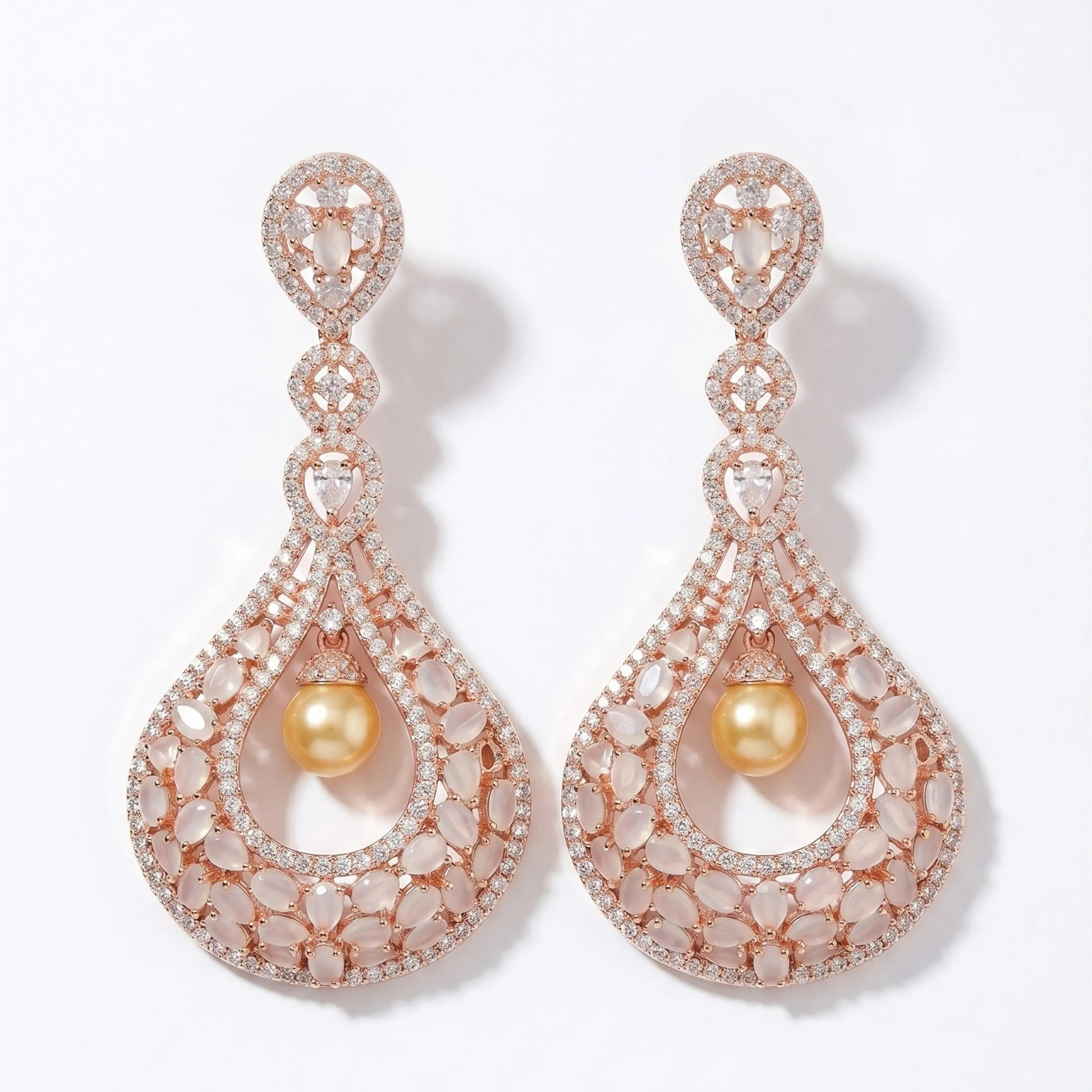 Lilac Pearl Dewdrop Earrings