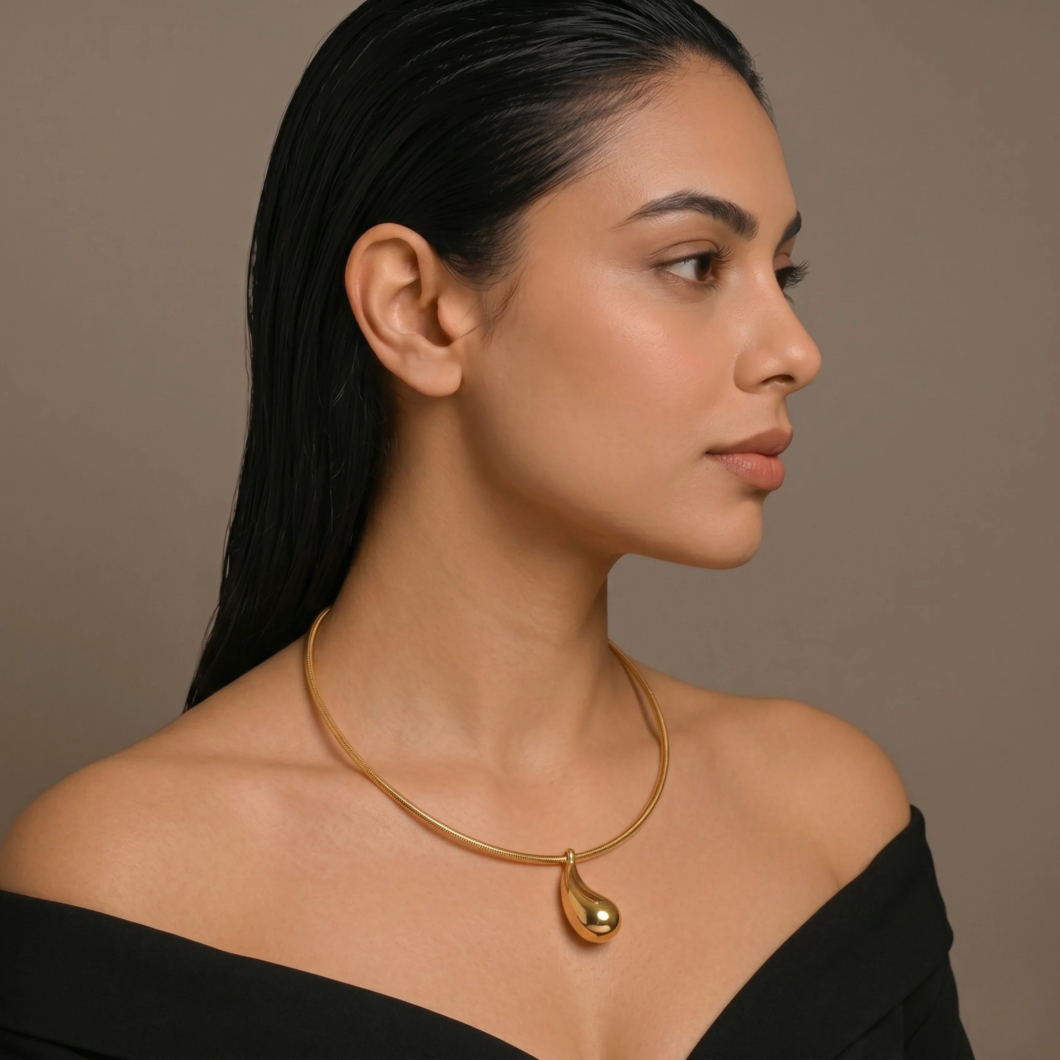 Golden Drop Luxe Pendant