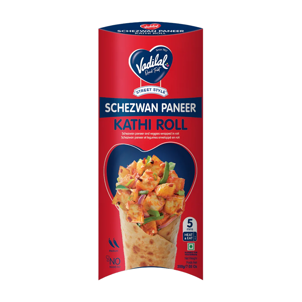 Vadilal Kathi Roll Schezwan Paneer 200 g