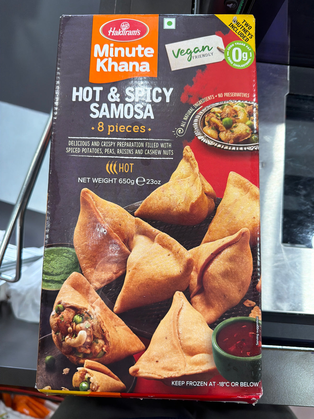 Haldiram samosa hot & spicy 650g