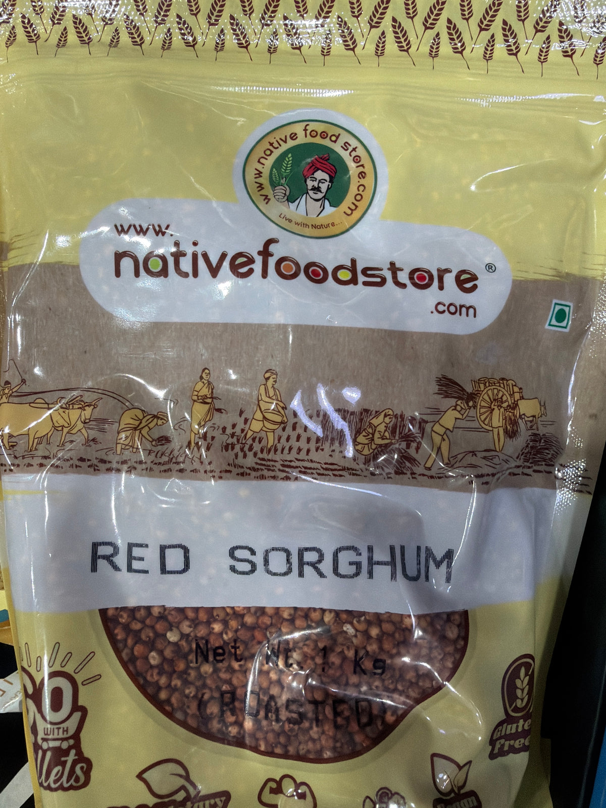 Nativefoodstore red sorghum 1kg