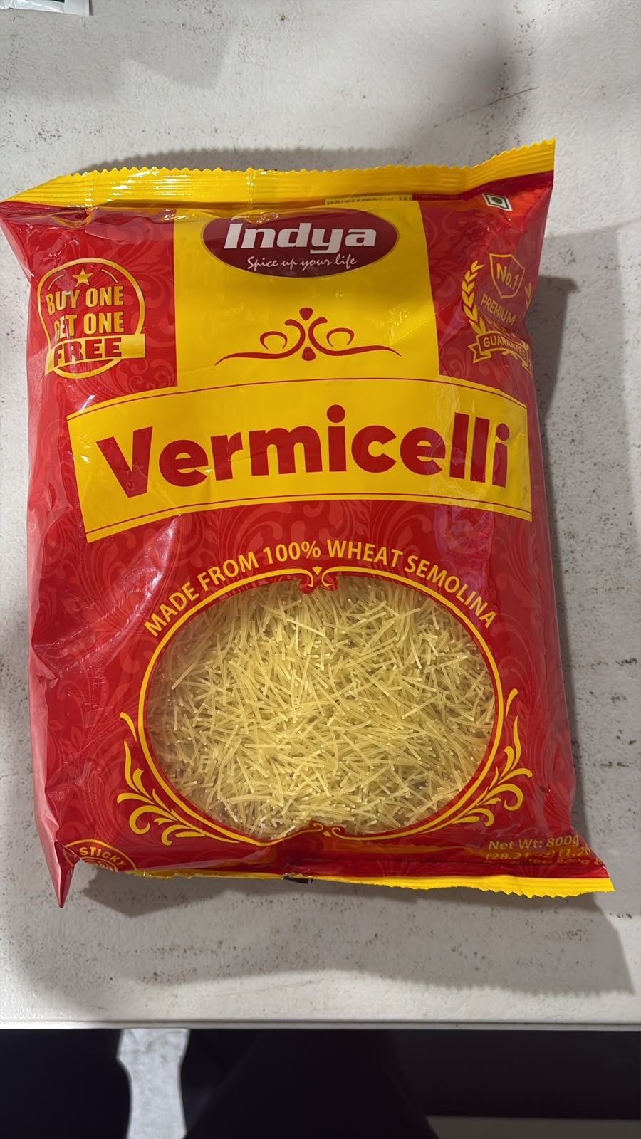 Indya Vermicelli Short Cut 800g