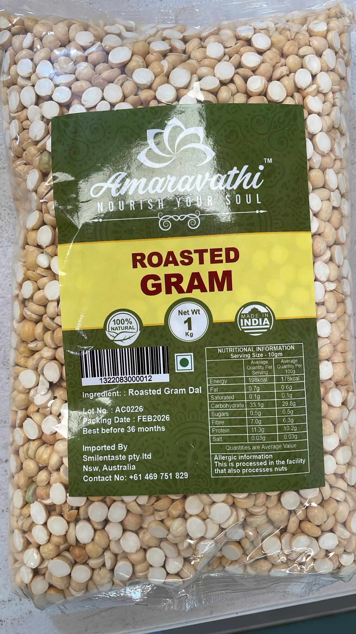 Amaravathi roasted gram split 1kg