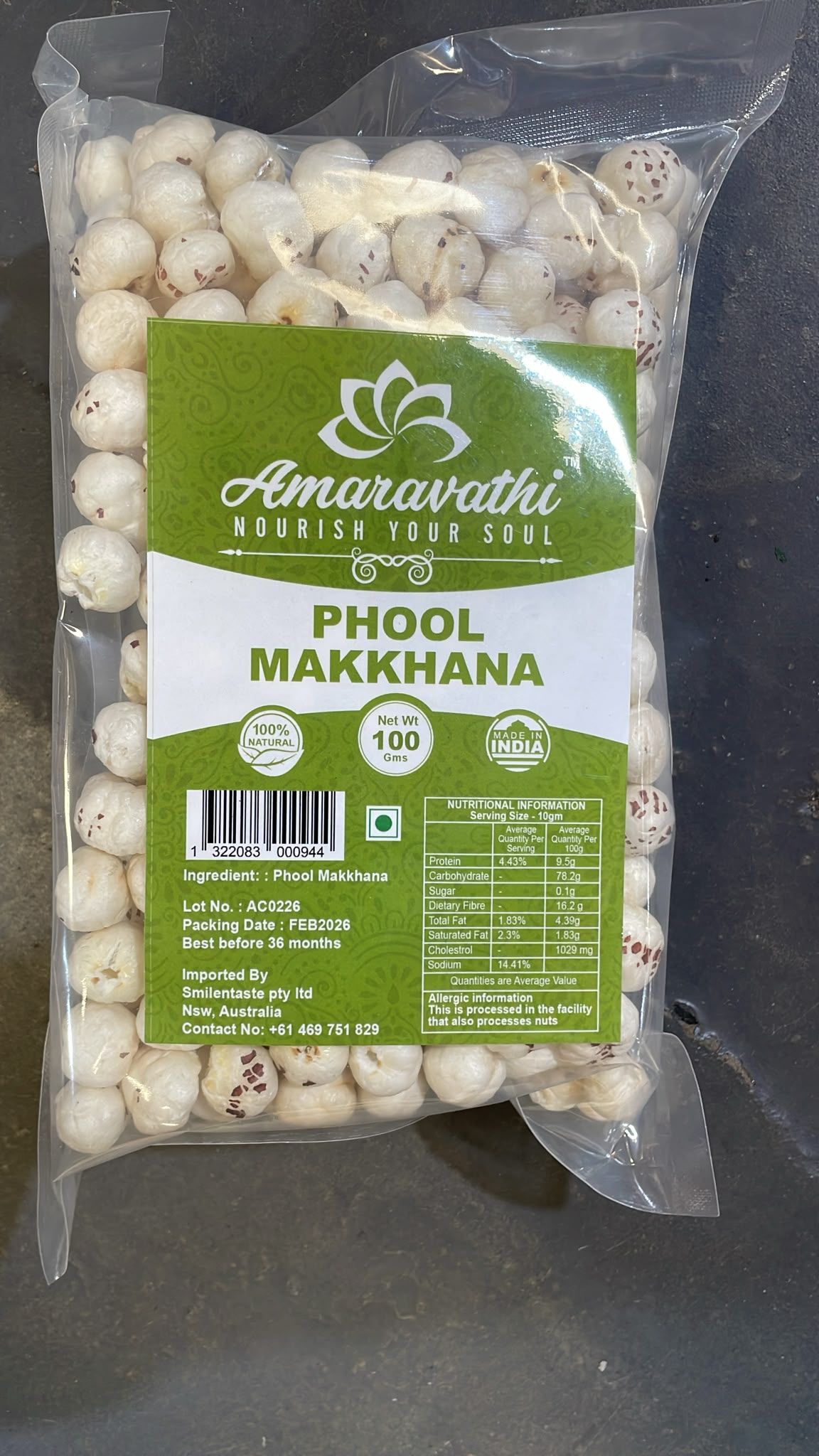 Amaravathi phool makhana 100g