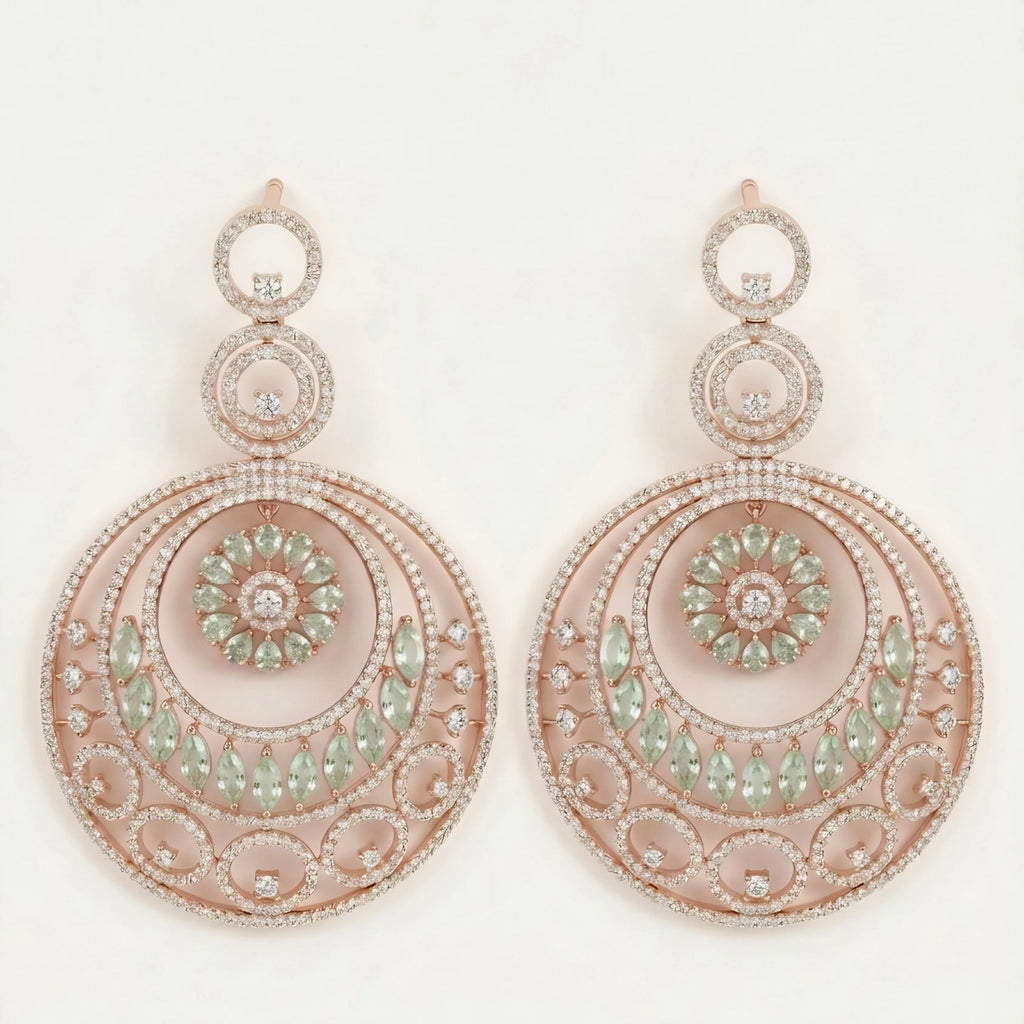 Rose Aura Spark Earrings