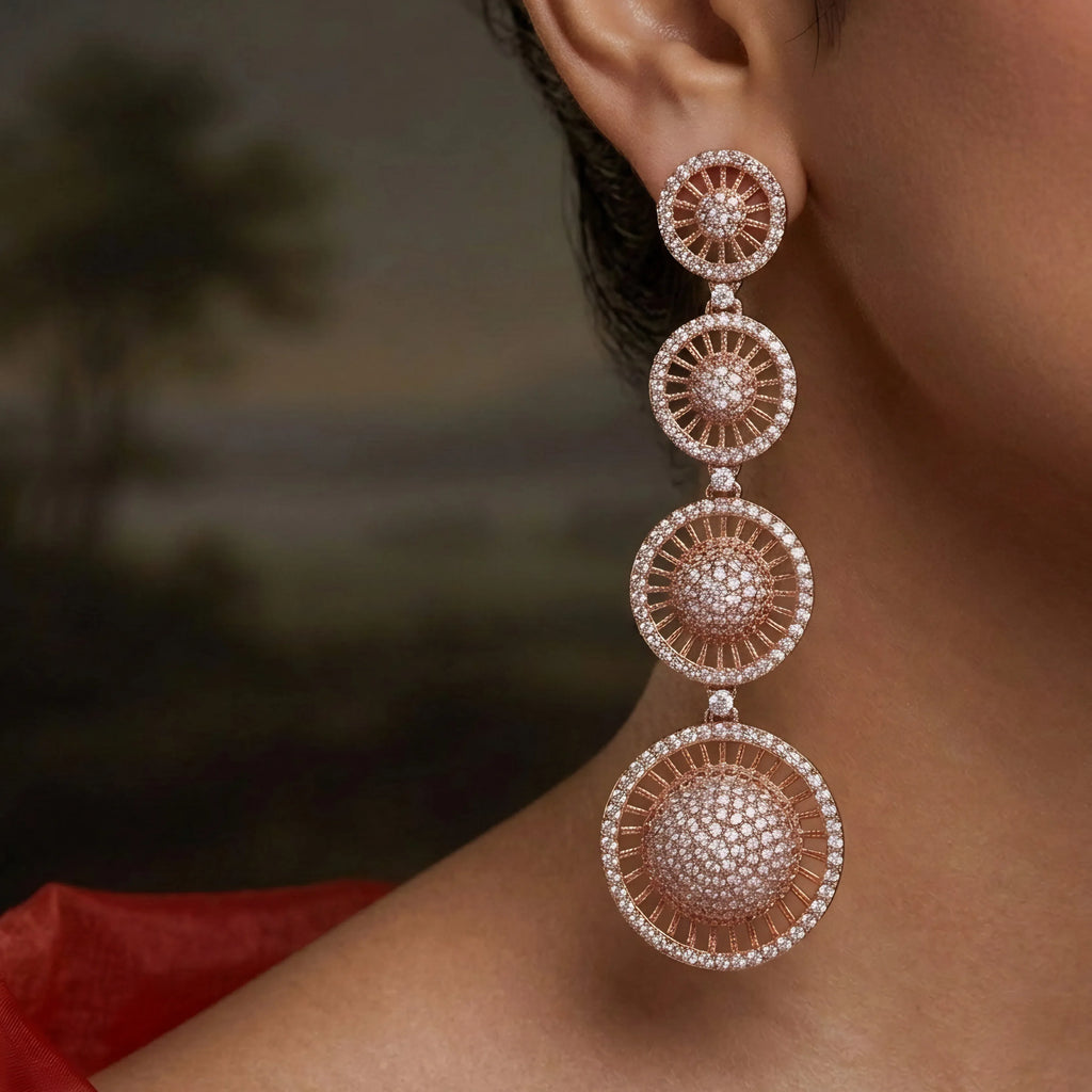 Rose Cascade Basket Danglers