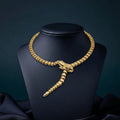 Golden Serpent Necklace