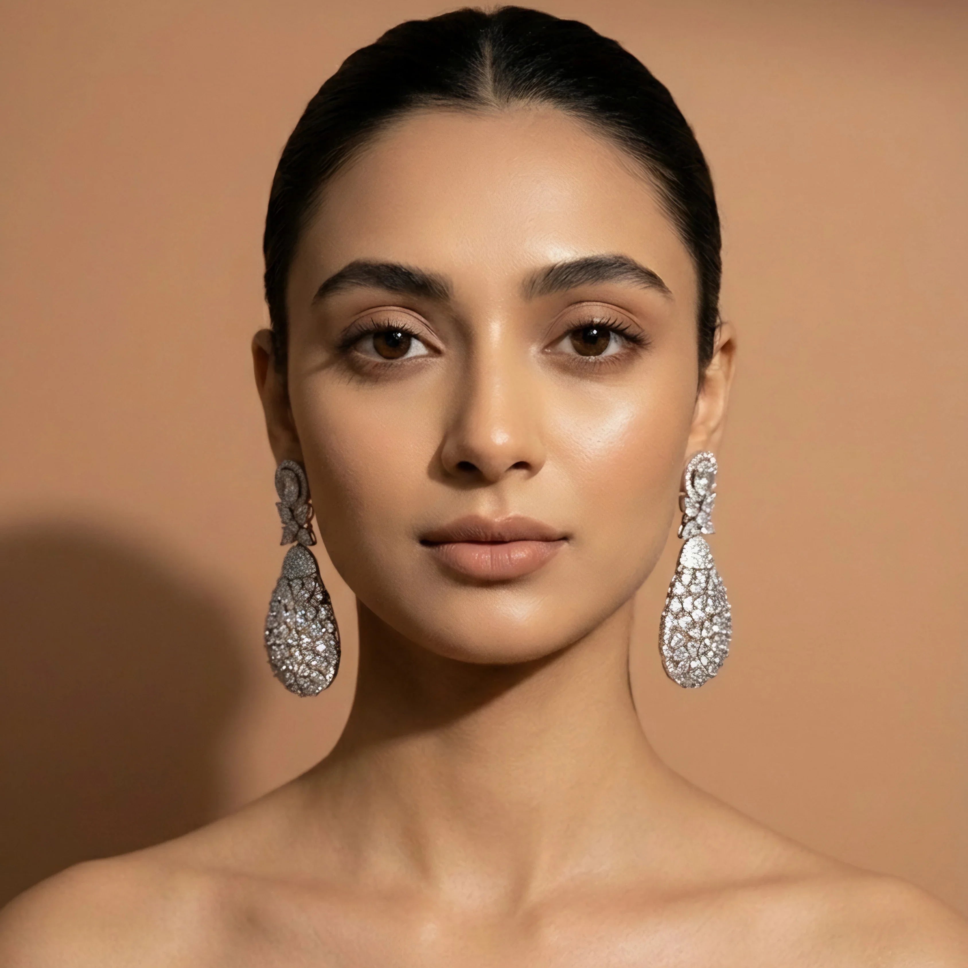 Silver Dewdrop Elegance