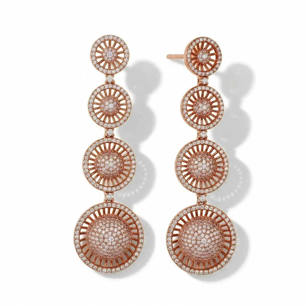 Rose Cascade Basket Danglers
