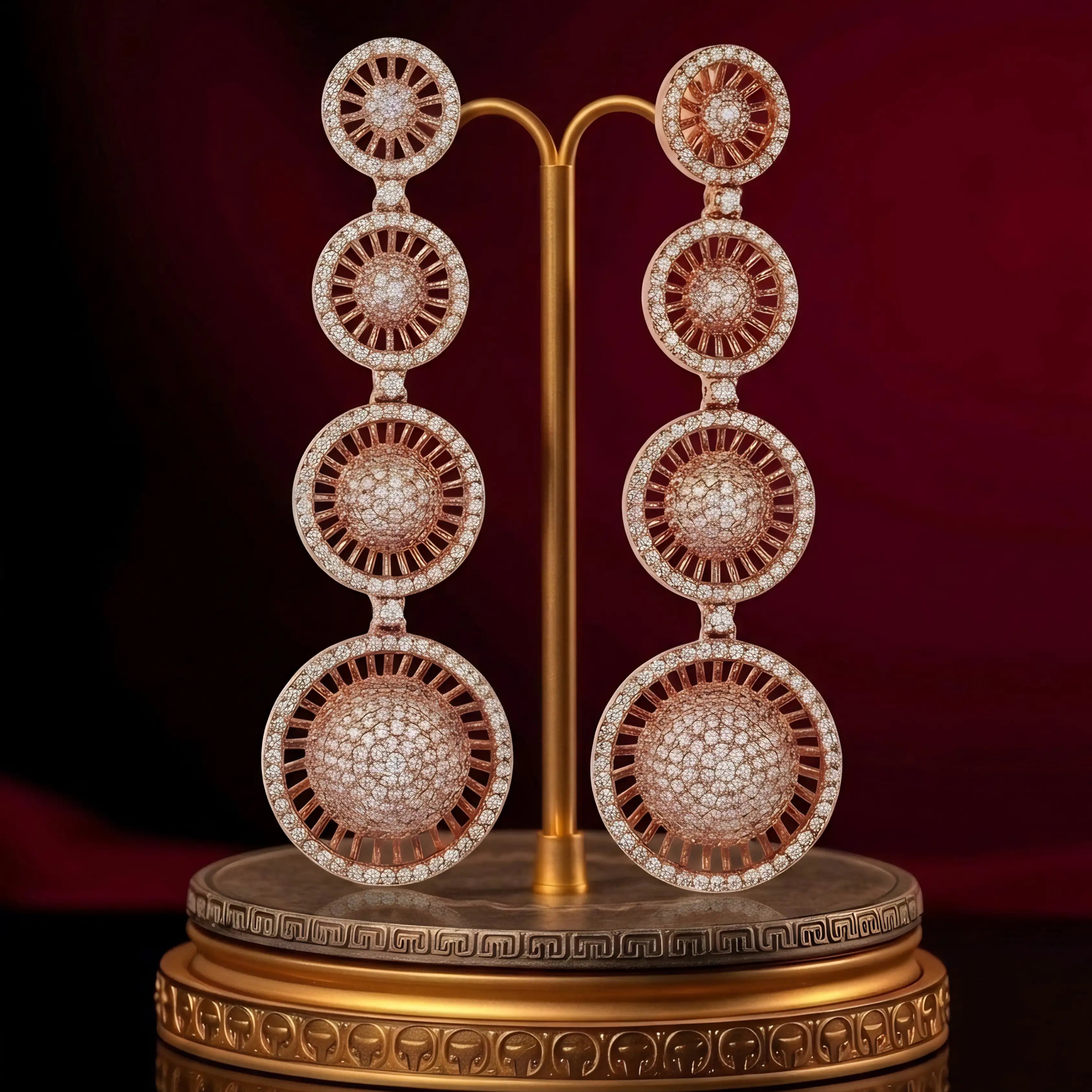 Rose Cascade Basket Danglers