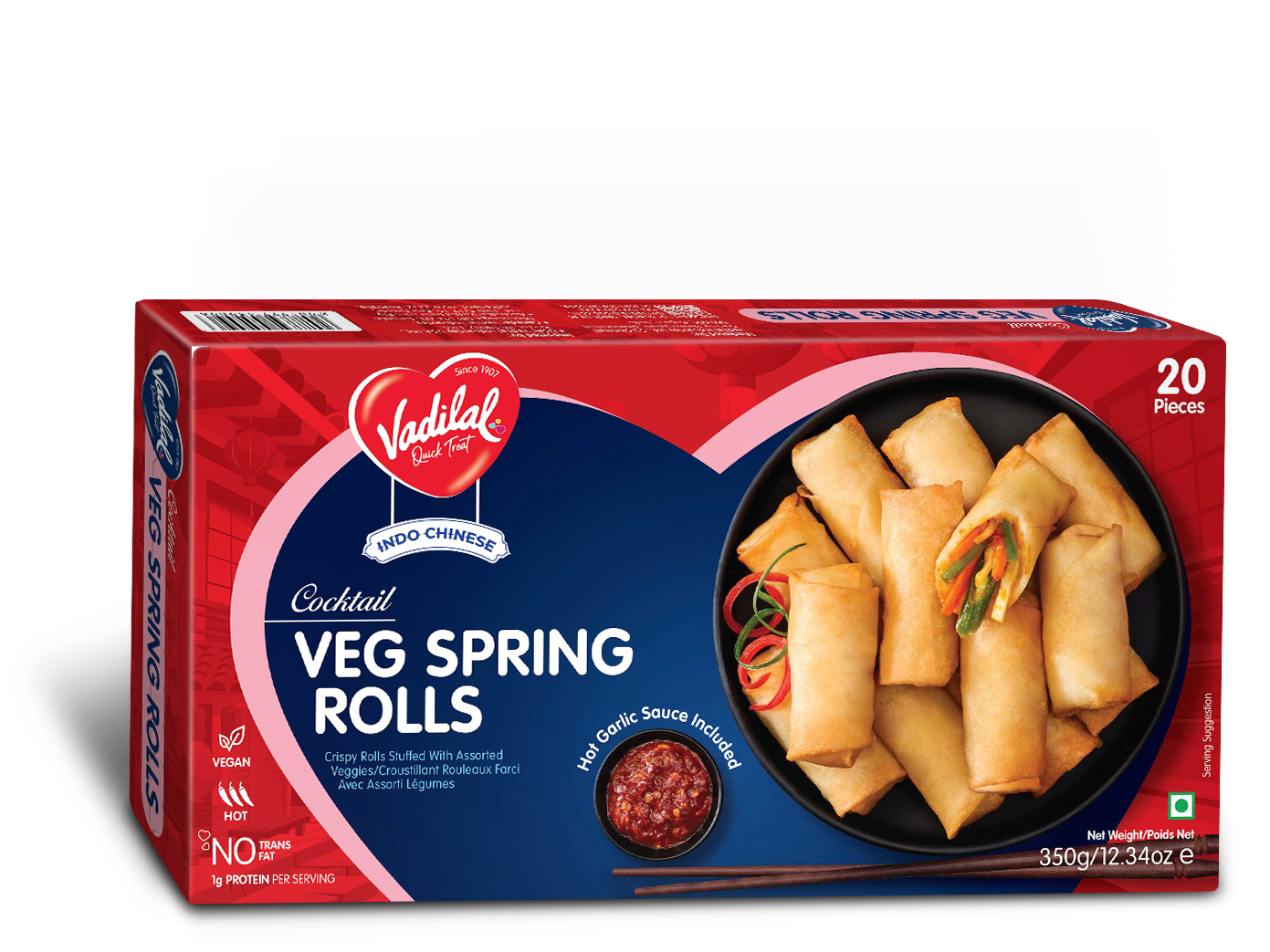 Vadilal Cocktail Veg Spring Roll