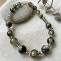 Olive Bold Beads Necklace