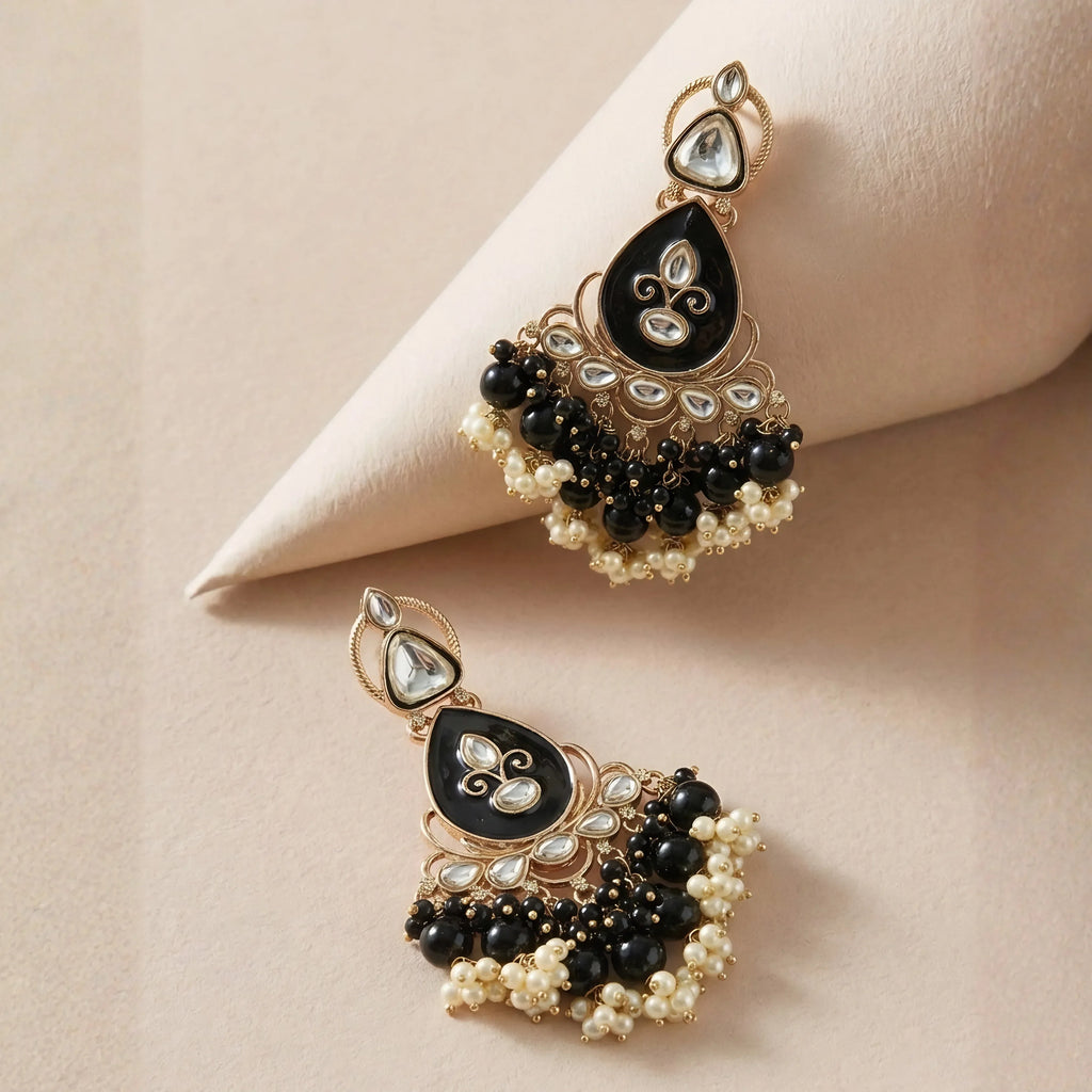 Black Ethnic Danglers